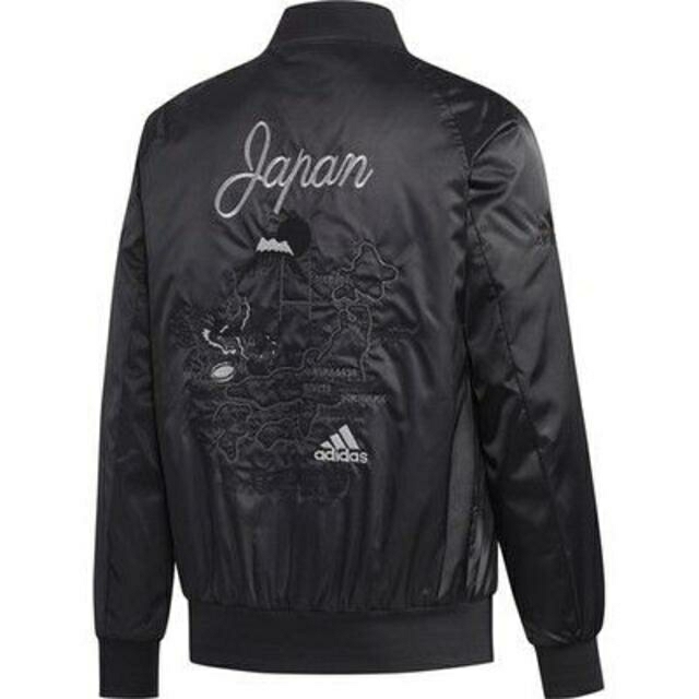 adidas(アディダス)のアディダス ラグビー オールブラックス 日本限定　スカジャン M　黒 メンズのジャケット/アウター(スカジャン)の商品写真