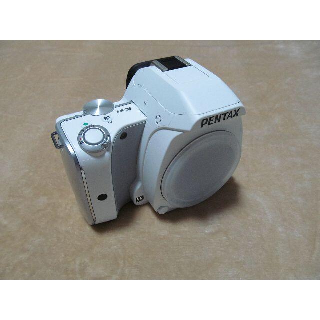 PENTAX(ペンタックス)の【付属品完備】ＰＥＮＴＡＸ Ｋ－Ｓ１（ホワイト）一眼レフカメラセット（レンズ付） スマホ/家電/カメラのカメラ(デジタル一眼)の商品写真