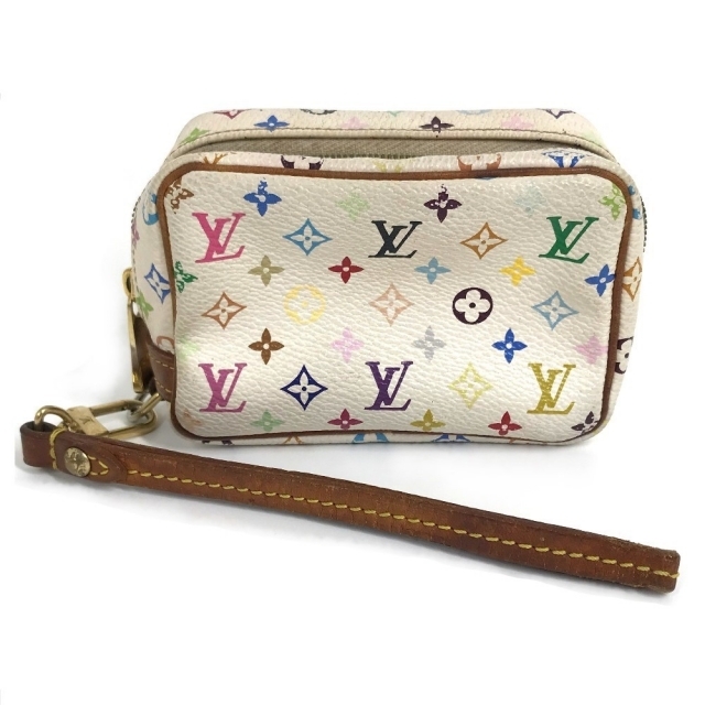 ルイヴィトン LOUIS VUITTON トゥルース ワピティ M58033 モノグラムマルチ 小物入れ ポーチ モノグラムマルチカラーキャンバス ブロン ホワイト×マルチカラー