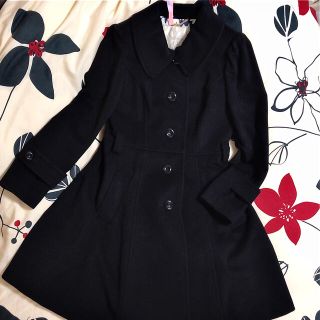 Riccimie New York - リッチミーニューヨーク 黒 Aラインコート フレア