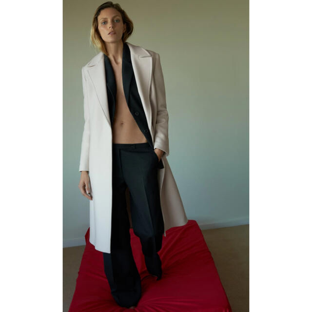 ZARA - 2020AW ZARA MANTECO ベルト付ウール混コートS◇1回着用の通販