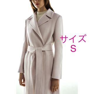 ZARA ベルト付きウール混コート