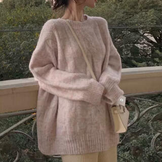 【ピンク】韓国ファッション　ニット(ニット/セーター)