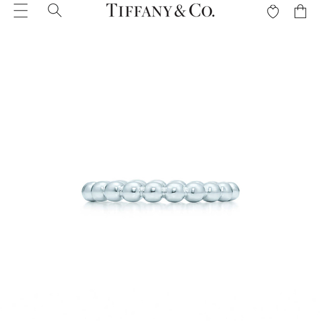 Tiffany & Co.(ティファニー)の美品★ティファニー　ハードウェア　ボールリング レディースのアクセサリー(リング(指輪))の商品写真