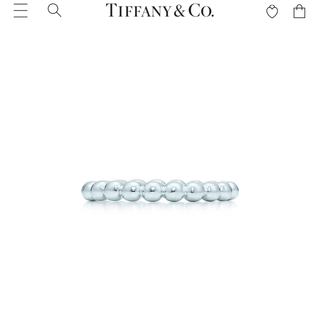 ティファニー(Tiffany & Co.)の美品★ティファニー　ハードウェア　ボールリング(リング(指輪))