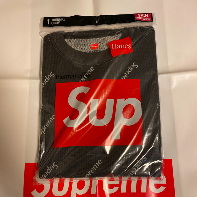 Sサイズ Supreme Hanes Thermal Crew (1 Pack) 3