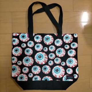 ミシカ(MISHKA)のミシカ 目玉 トートバッグ mishka 総柄 黒(その他)