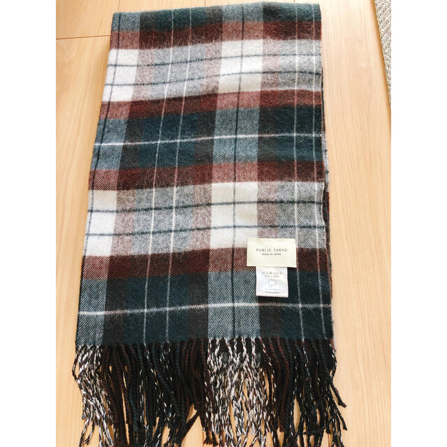 PUBLIC TOKYO リバーシブルチェックストール - www.atelier80.com.co