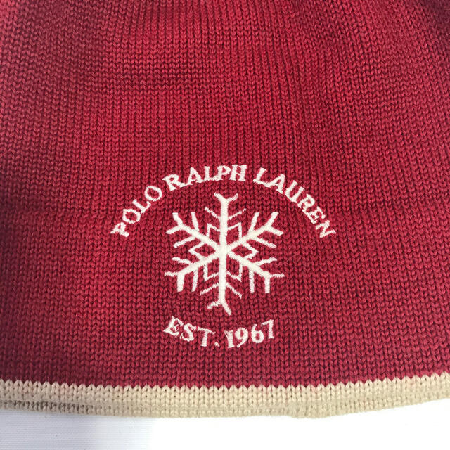 Ralph Lauren(ラルフローレン)のラルフローレンRalph Laurenニットビーニー(ニット帽)ウールニット レディースの帽子(ニット帽/ビーニー)の商品写真