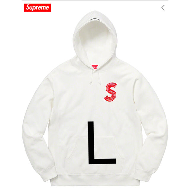 supreme S Logo Hooded Sweatshirt L