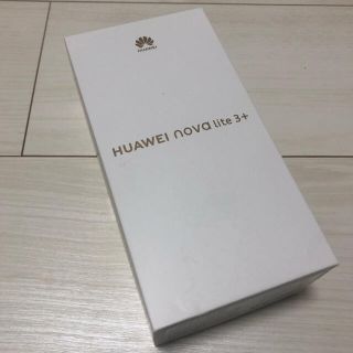 アンドロイド(ANDROID)のHUAWEI ファーウェイ nova lite 3+ 新品(スマートフォン本体)