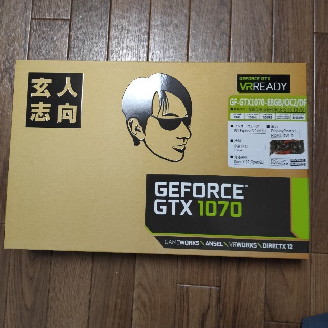 玄人志向　Geforce1070 スマホ/家電/カメラのPC/タブレット(PCパーツ)の商品写真