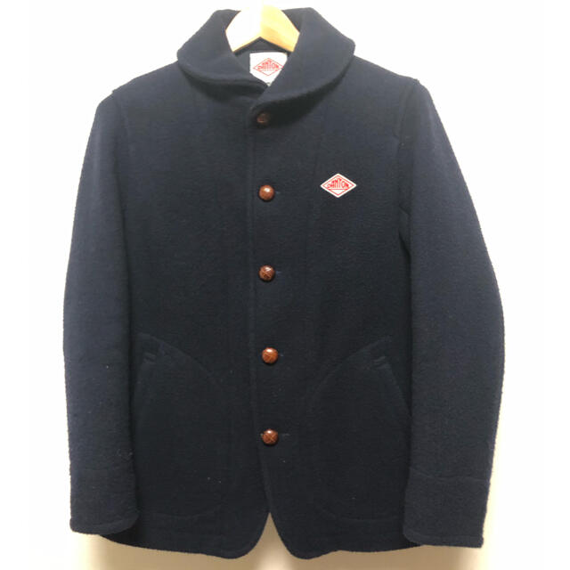 DANTON(ダントン)のDANTON  ダントン 胸ロゴ Pコート ネイビー サイズ40 メンズのジャケット/アウター(ピーコート)の商品写真