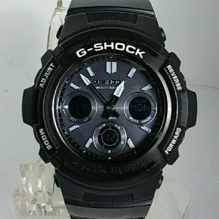 ジーショック(G-SHOCK)のCASIO G-SHOCK  AWG-100BW  電波ソーラー(腕時計(アナログ))