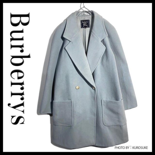 BURBERRY(バーバリー)の交渉アリ‼  希少 バーバリー ウールコート ヴィンテージ 891 レディースのジャケット/アウター(ロングコート)の商品写真