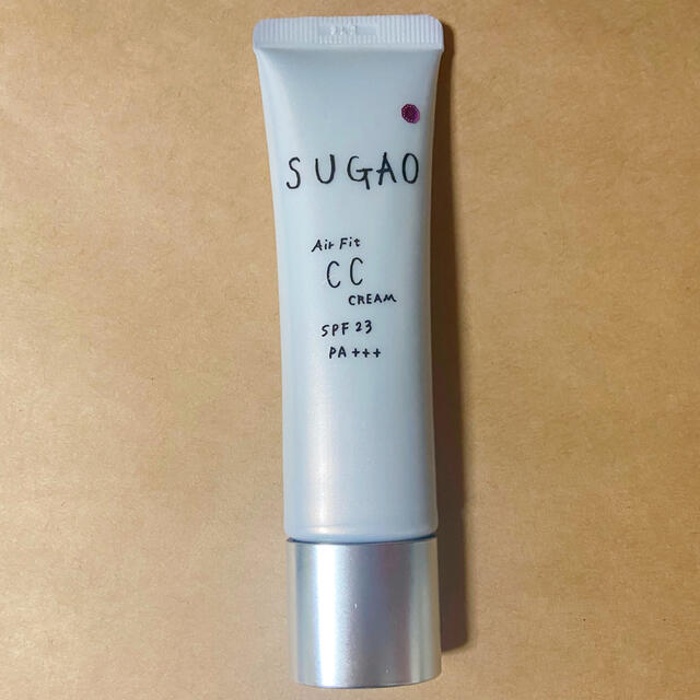 ロート製薬(ロートセイヤク)のSUGAO エアーフィットCCクリーム ピュアナチュラル 25g 匿名配送 コスメ/美容のベースメイク/化粧品(CCクリーム)の商品写真