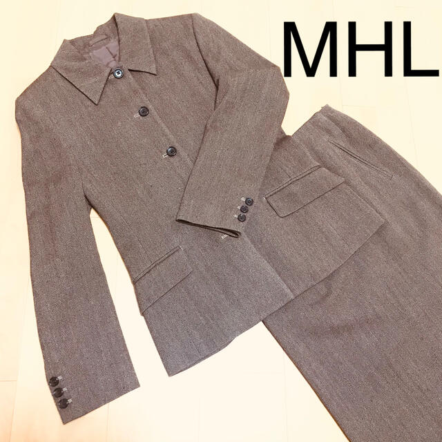 MARGARET HOWELL(マーガレットハウエル)のマーガレットハウエル/MHL レディース スカートスーツ レディースのフォーマル/ドレス(スーツ)の商品写真