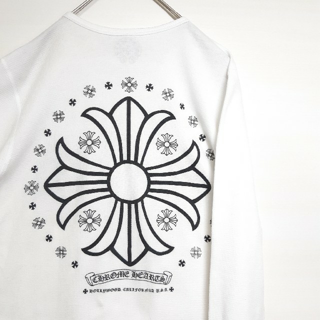 CHROME HEARTS クロムハーツ ロンT カットソー ホワイト S