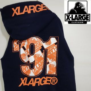 エクストララージ(XLARGE)の【レア】 xlarge エクストララージ フルジップ パーカー ストリート M(パーカー)