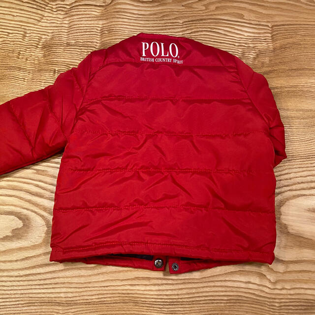 POLO RALPH LAUREN(ポロラルフローレン)のPOLO ポロ ダウンジャケット 赤 キッズ/ベビー/マタニティのベビー服(~85cm)(ジャケット/コート)の商品写真