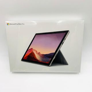 マイクロソフト(Microsoft)のマイクロソフト　surface pro７　VDV-00014 プラチナ　新品(タブレット)