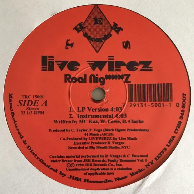 レコードLive Wirez - Real Ni***z