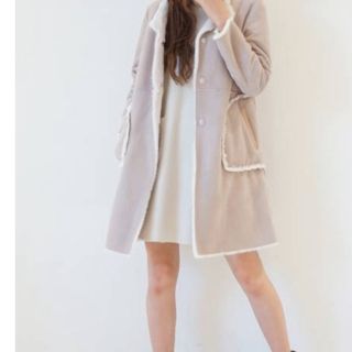 ジルスチュアート(JILLSTUART)の【ジルスチュアート】リバーシブルコート ムートンコート ファーコート Sサイズ(毛皮/ファーコート)