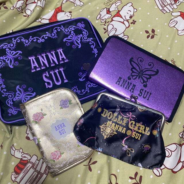 ANNA SUI(アナスイ)のANNA SUI ポーチ4点セット  レディースのファッション小物(ポーチ)の商品写真