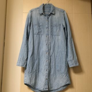 ギャップ(GAP)のブルーデニムワンピース(ひざ丈ワンピース)