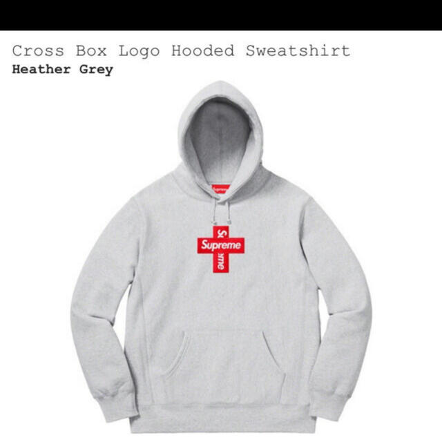 専用Supreme Cross Box  Hooded Sweatshirt