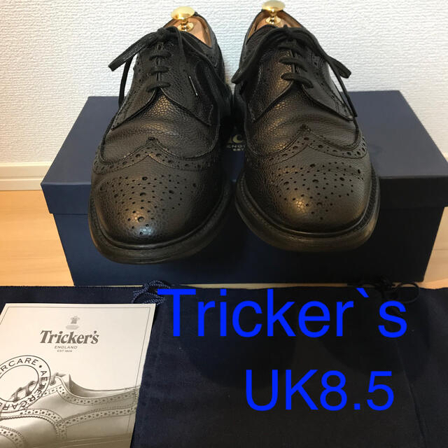 Trickers(トリッカーズ)の【廃盤】Tricker’s ロングウイングチップ UK8.5(26.5㎝) メンズの靴/シューズ(ドレス/ビジネス)の商品写真