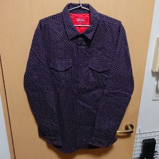 シュプリーム(Supreme)のSupreme DOT Shirts シュプリーム シャツ Lサイズ パープル(シャツ)