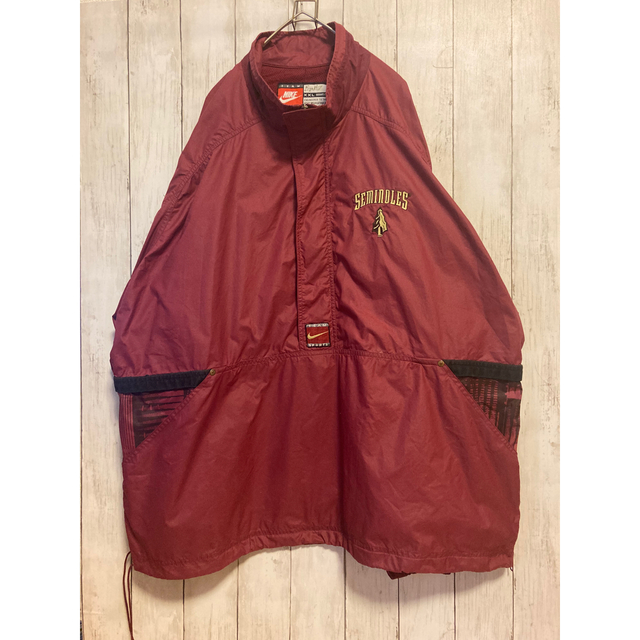 NIKE - 90's NIKE USA規格 ハーフジップアノラックジャケット FSUの