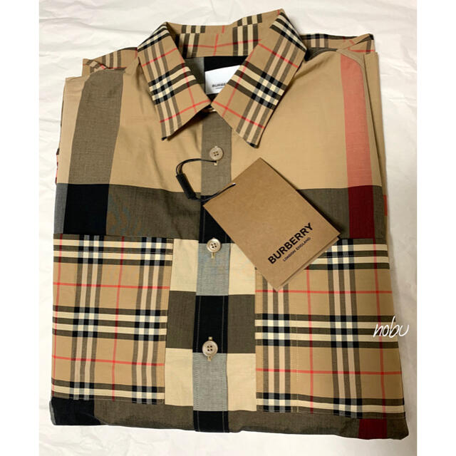 BURBERRY - 新品 3jsb ELLY着【 バーバリー 】パッチワークチェック