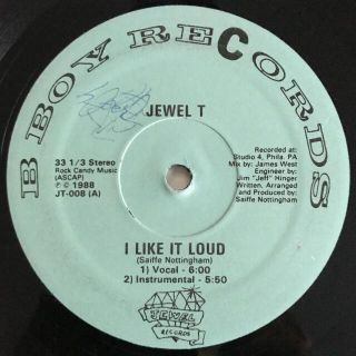 Jewel-T - I Like It Loud(ヒップホップ/ラップ)