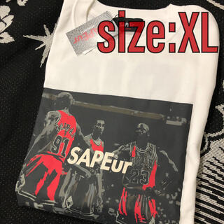 【白/XL】SAPEur 5周年 Anniversary BIG3 LS TEE(Tシャツ/カットソー(七分/長袖))