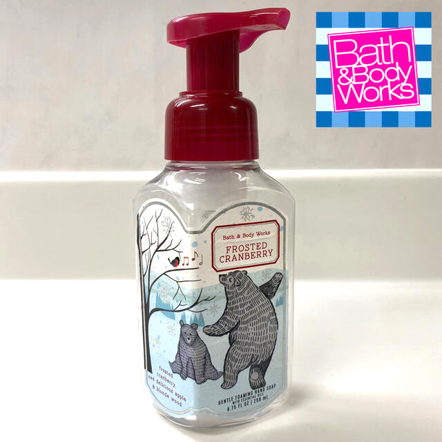 Bath & Body Works(バスアンドボディーワークス)のBath & Body Works 空容器 FROSTED CRANBERRY インテリア/住まい/日用品のキッチン/食器(容器)の商品写真