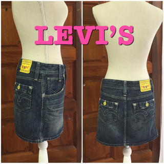 リーバイス(Levi's)のLevi's  デニム スカート S〜M(ミニスカート)