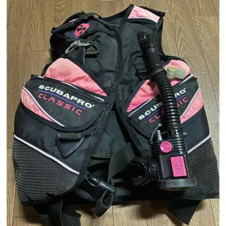 スキューバプロ(SCUBAPRO)のスキューバプロ　AIR-2搭載BCD ストラップ付き(マリン/スイミング)