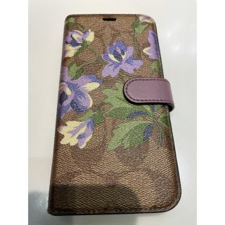 コーチ(COACH)のコーチのiPhone XS手帳型ケース(iPhoneケース)