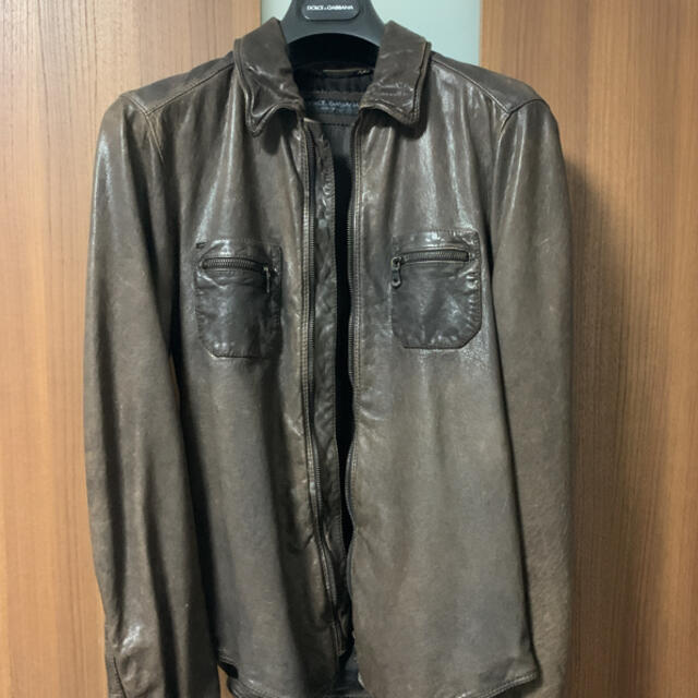 ドルチェ&ガッバーナ レザージャケット 46サイズ - レザージャケット