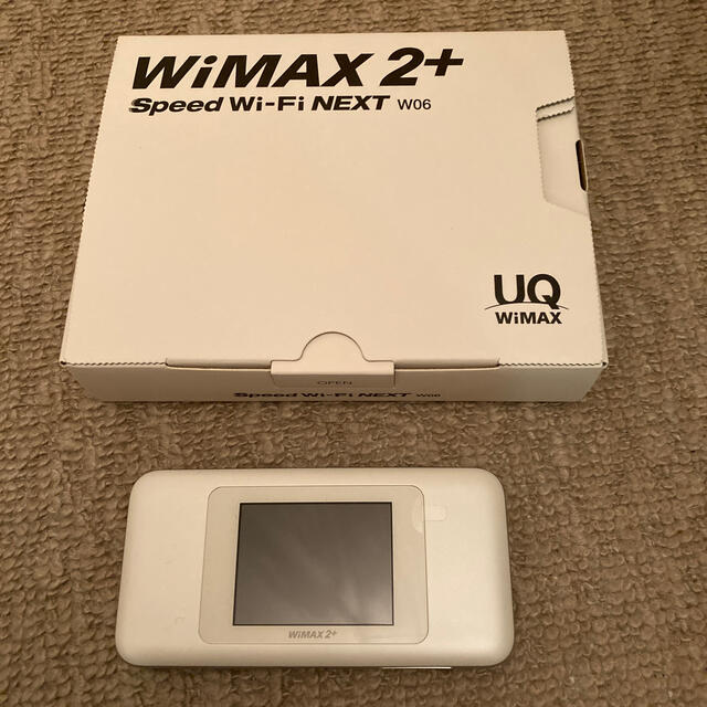 au(エーユー)のWiMAX2+  Speed Wi-Fi NEXT W06 スマホ/家電/カメラのPC/タブレット(PC周辺機器)の商品写真