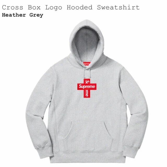 MカラーSupreme Cross Box Logo Hooded Sweatshirt
