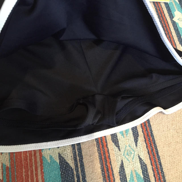 スクール水着紺115120プール学校女子ワンピーススカートスイミング メンズの水着/浴衣(水着)の商品写真