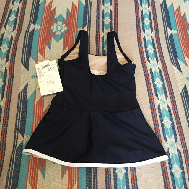 スクール水着紺115120プール学校女子ワンピーススカートスイミング メンズの水着/浴衣(水着)の商品写真