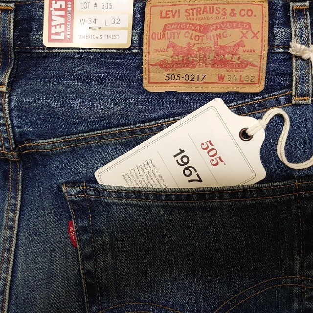 Levi's(リーバイス)の新品！Levi's 505-0217 ビッグE 赤耳 W34L32 メンズのパンツ(デニム/ジーンズ)の商品写真