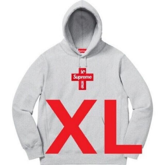 Cross Box Logo Hooded Sweatshirt