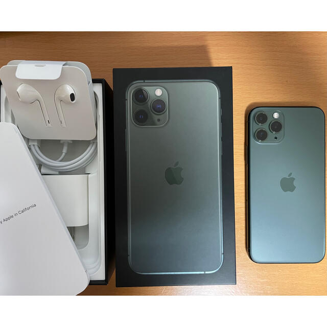 iPhone11Pro 64GB Midnight Green 本体/付属品