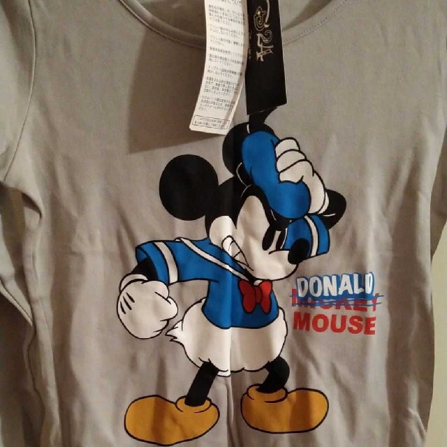Disney(ディズニー)のD24　ミッキーマウス　長袖シャツ レディースのトップス(Tシャツ(半袖/袖なし))の商品写真