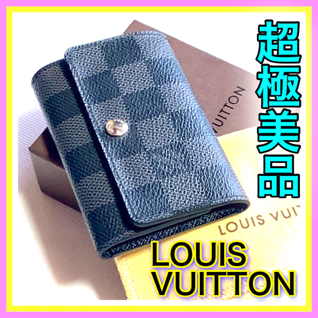 超美品 キーケース  LOUIS VUITTON ダミエグラフィット 6連メンズ